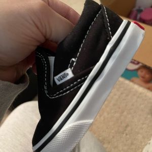 Vans slip on toddler sneaker